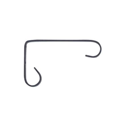 Dare2Decor 6 in. Powder-Coated Steel Hanging Plant Bracket Black DA3847822